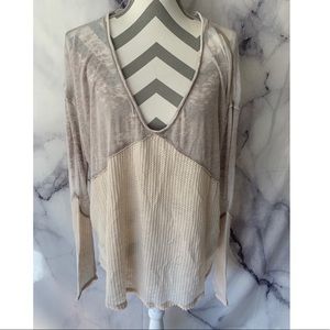 We The Free Free People hobo wafer flowy shirt